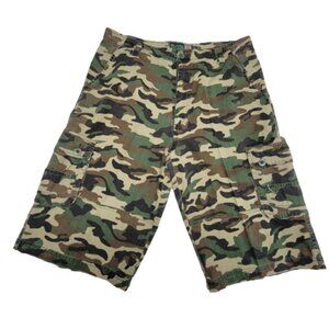 Mens Camo Shorts Size 33